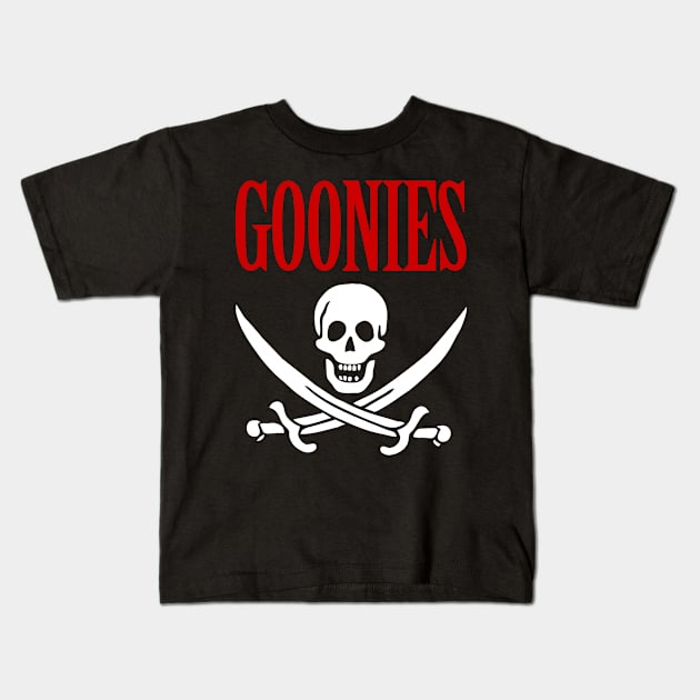 Goonies Kids T-Shirt by Soriagk